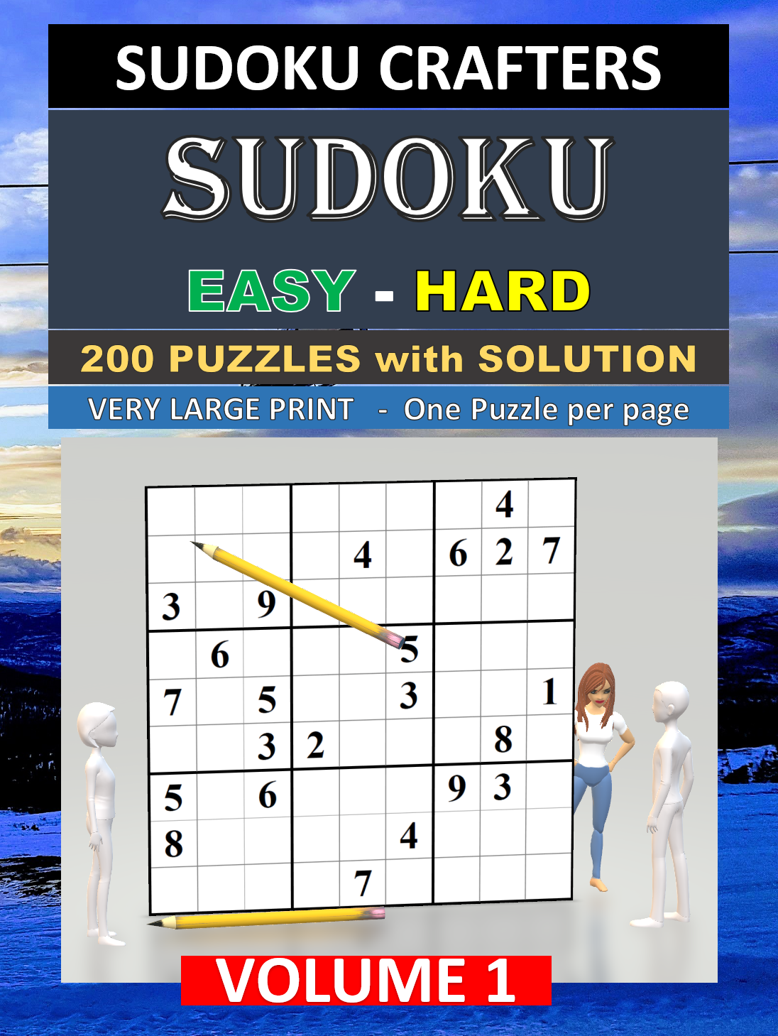 Hard 200 Sudoku Puzzle Book Graphic by C-IMA Online Store · Creative Fabrica